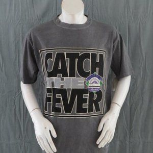 Colorado Rockies Shirt (VTG) - Stone Wash Big Graphic by the Game - Men's Large